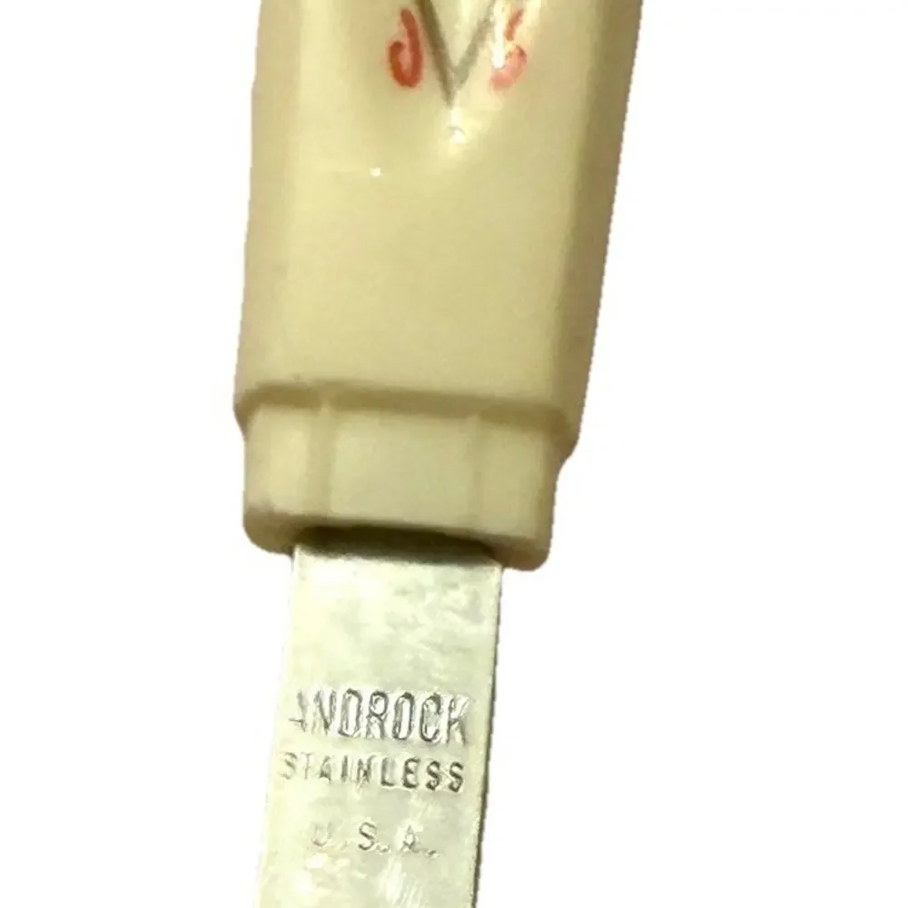VINTAGE MEAT FORK 2 Prong ANDROCK Stainless 12